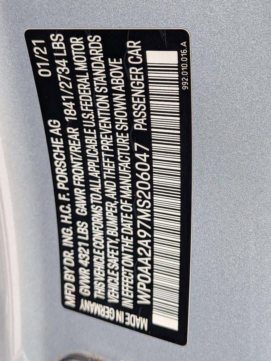 2021 Porsche 911 Carrera Coupe