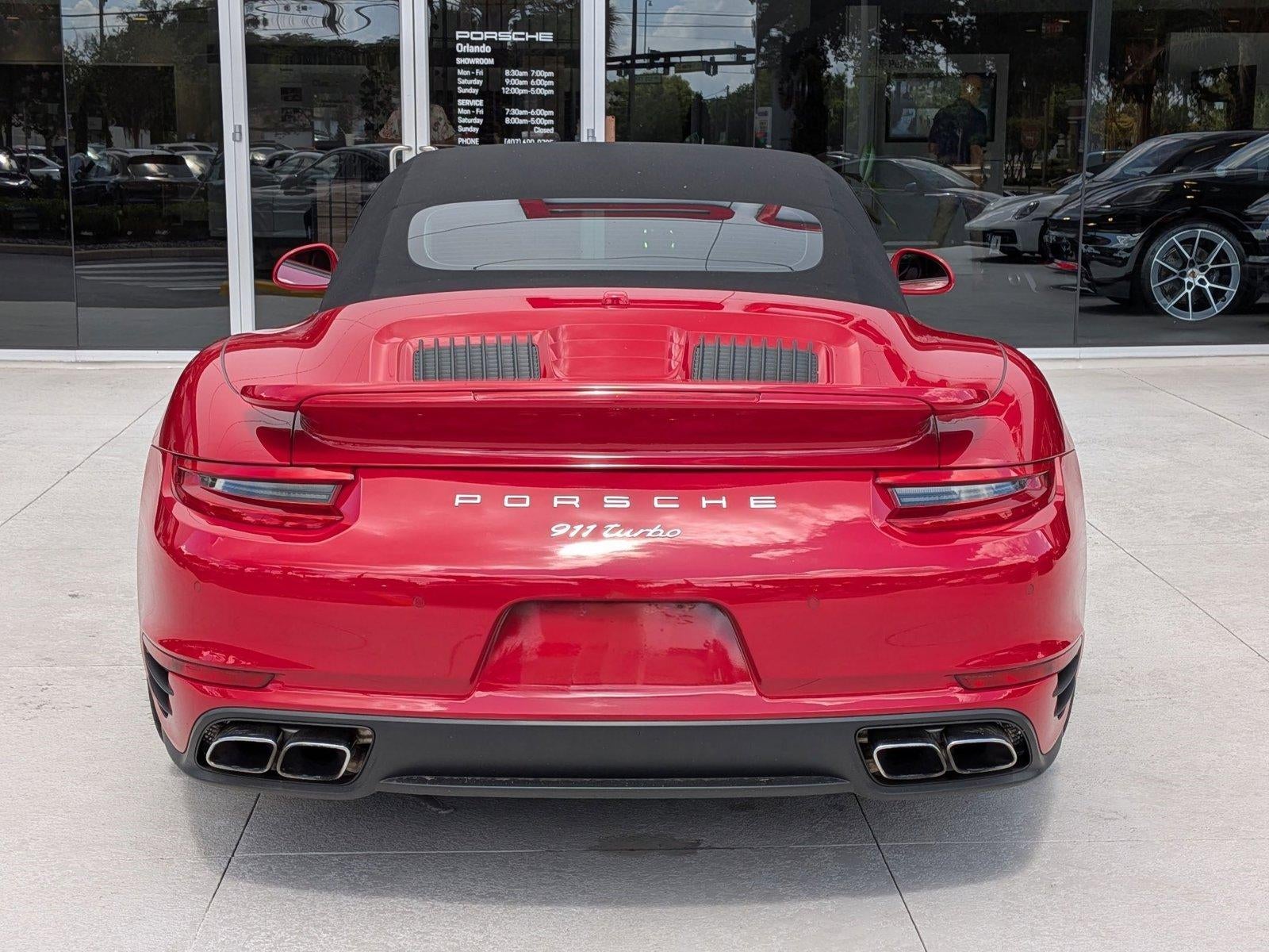 2018 Porsche 911 Turbo Cabriolet