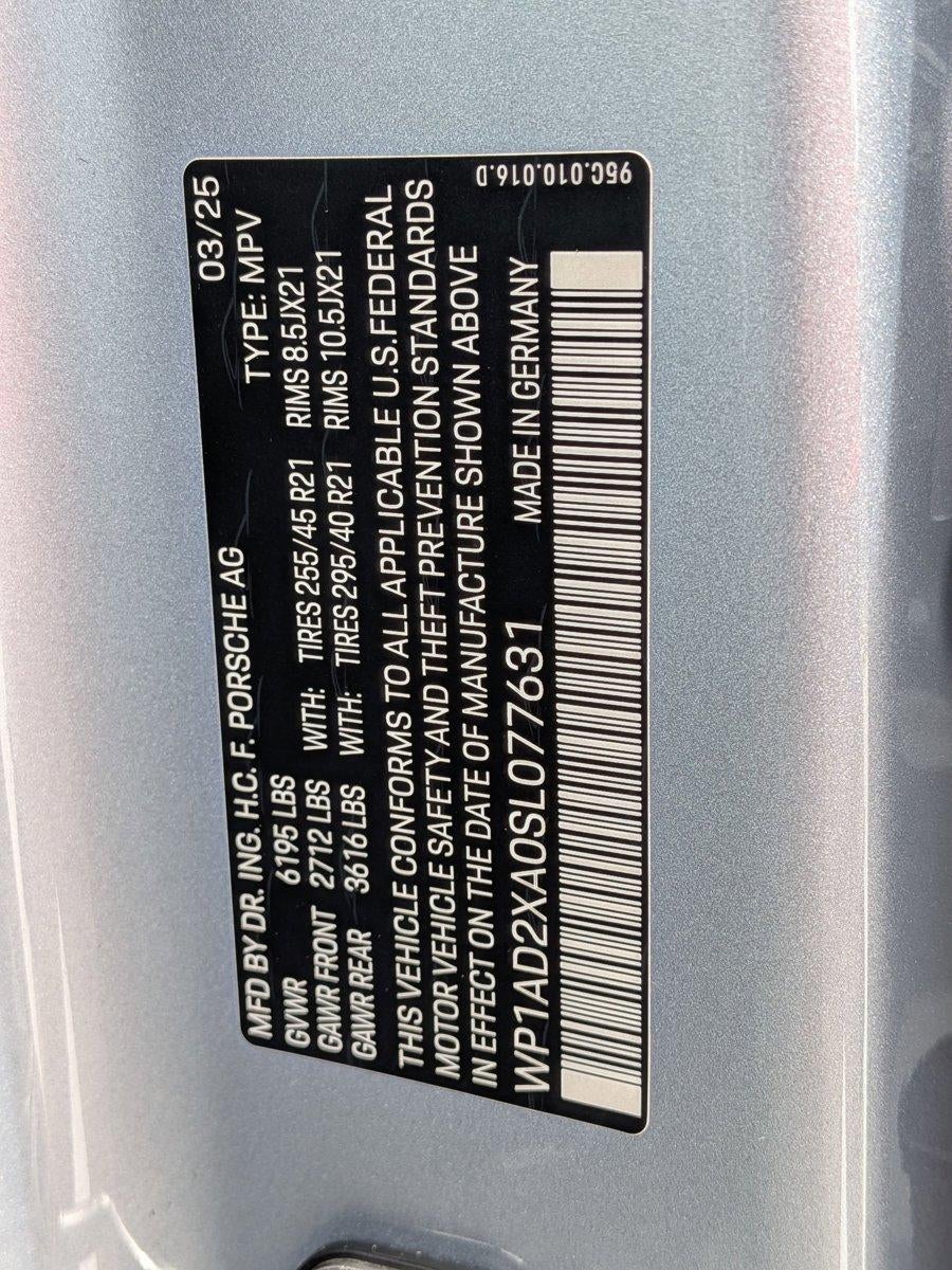2025 Porsche Macan Electric RWD